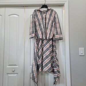 New York & Co asymmetrical button-down shirt